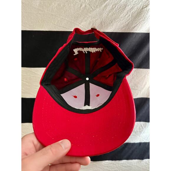 Red Tim Horton's Canada Breakfast Cafe Ballcap Hat - Picture 5 of 6